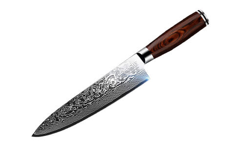 Product 3 Levinchy Damascus Chefs Knife XS