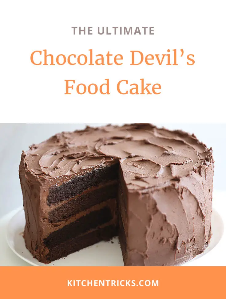Chocolate Devil's Food Cake 2 XS
