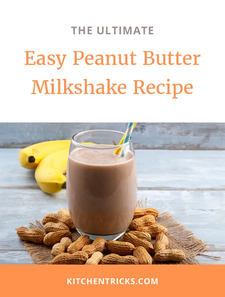 Easy Peanut Butter Milkshake Recipe 2