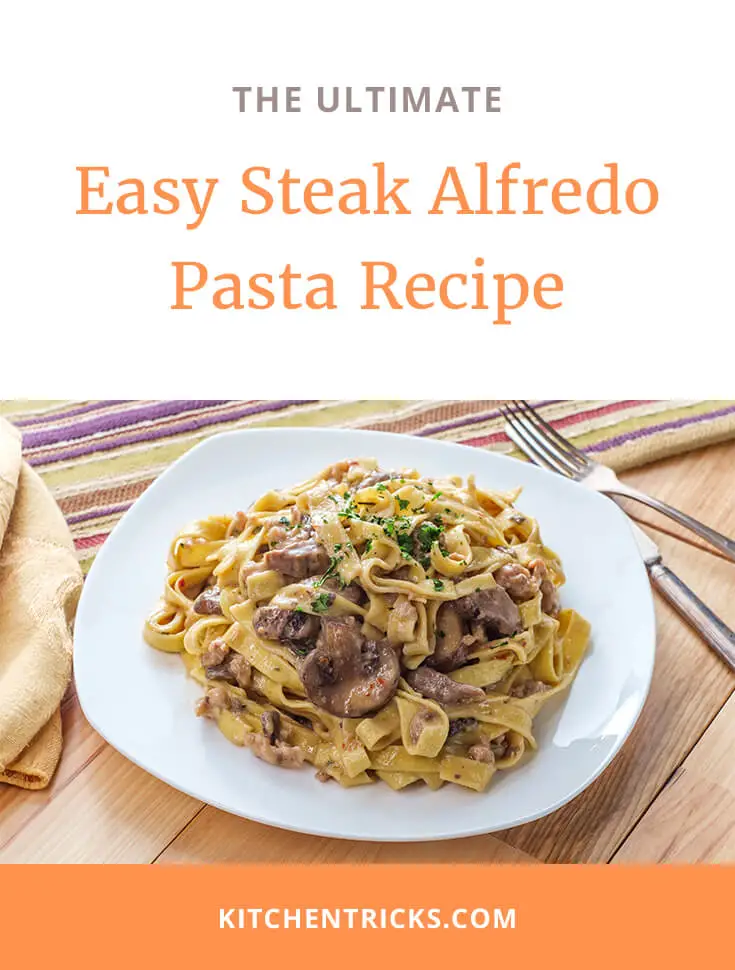 Easy Steak Alfredo Pasta Recipe 2