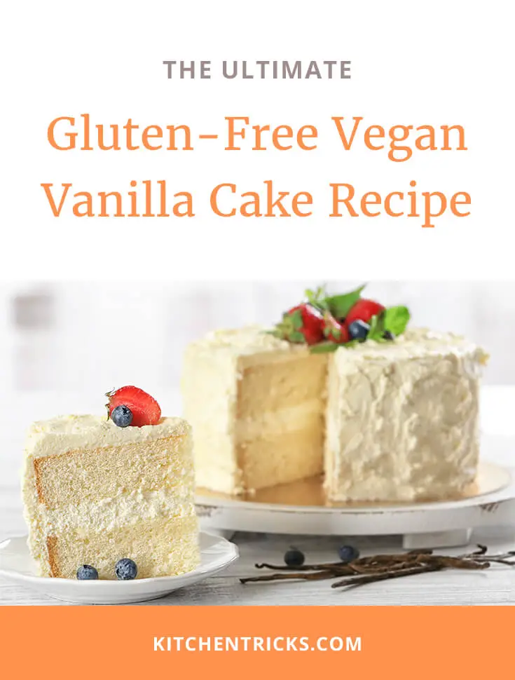 Gluten-Free Vegan Vanilla Cake Recipe