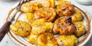 Air Fryer Garlic Baby Potatoes